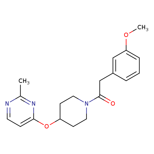 2-(3-methoxyphenyl)-1-{4-[(2-methylpyrimidin-4-yl)oxy]piperidin-1-yl}ethan-1-one