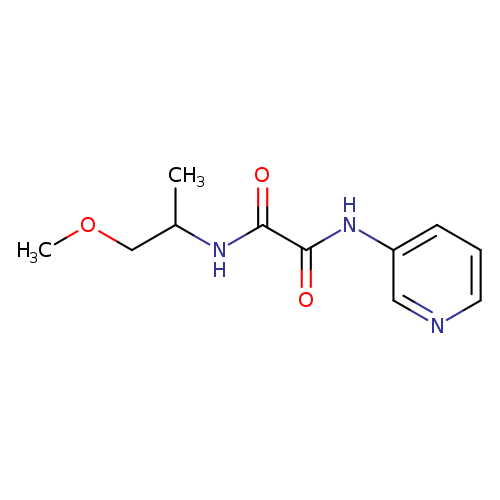 N-(1-methoxypropan-2-yl)-N'-(pyridin-3-yl)ethanediamide