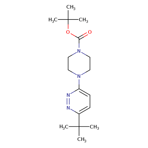 tert-butyl 4-(6-tert-butylpyridazin-3-yl)piperazine-1-carboxylate