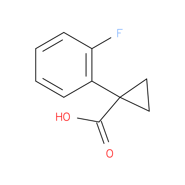 Cyclopropanecarboxylic acid, 1-(2-fluorophenyl)-