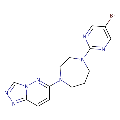 1-(5-bromopyrimidin-2-yl)-4-{[1,2,4]triazolo[4,3-b]pyridazin-6-yl}-1,4-diazepane