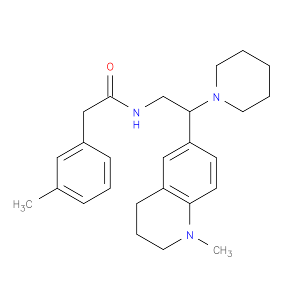 N-[2-(1-methyl-1,2,3,4-tetrahydroquinolin-6-yl)-2-(piperidin-1-yl)ethyl]-2-(3-methylphenyl)acetamide