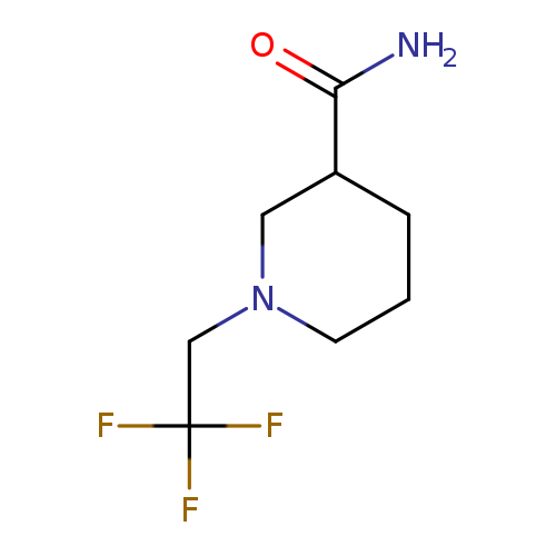 1-(2,2,2-trifluoroethyl)piperidine-3-carboxamide