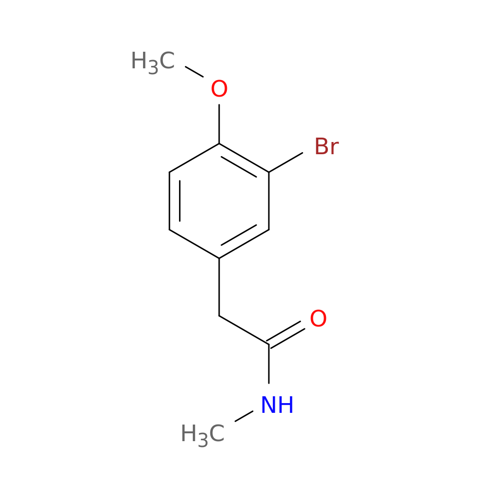 2-(3-Bromo-4-methoxyphenyl)-N-methylacetamide