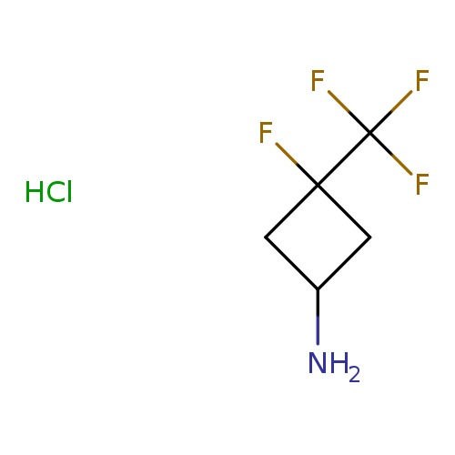 3-fluoro-3-(trifluoromethyl)cyclobutan-1-aminehydrochloride,Mixtureofdiastereomers