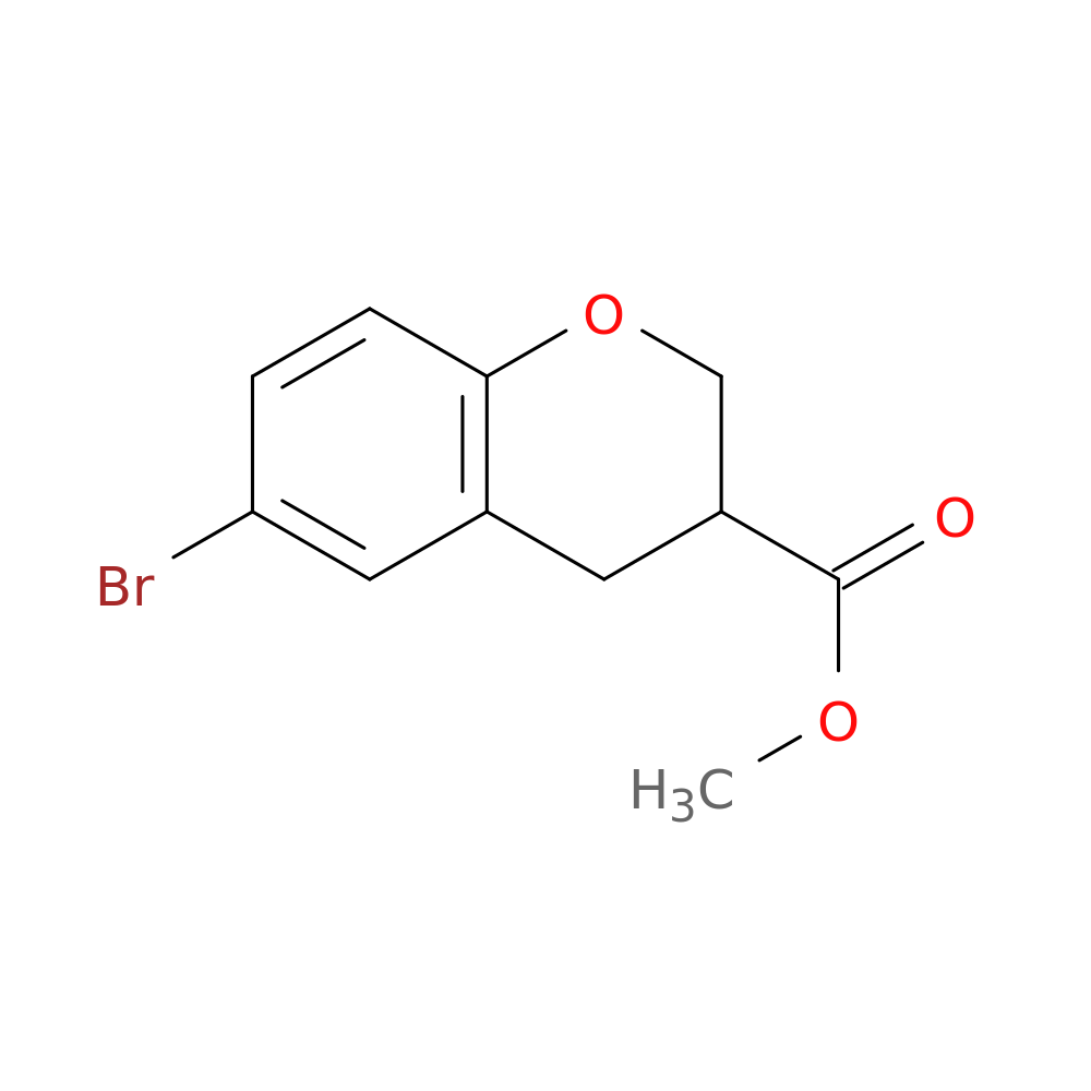 methyl 6-bromo-3,4-dihydro-2H-1-benzopyran-3-carboxylate