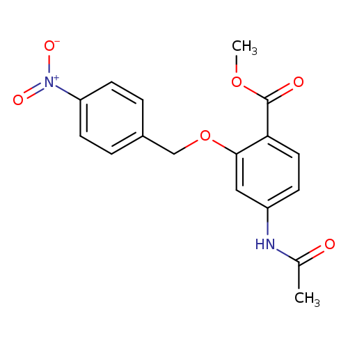 Methyl 4-acetamido-2-((4-nitrobenzyl)oxy)benzoate