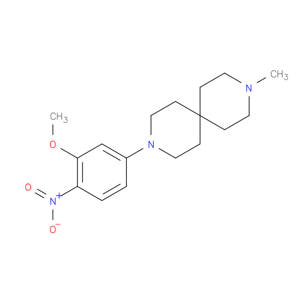 3-(3-Methoxy-4-nitrophenyl)-9-methyl-3,9-diazaspiro[5.5]undecane