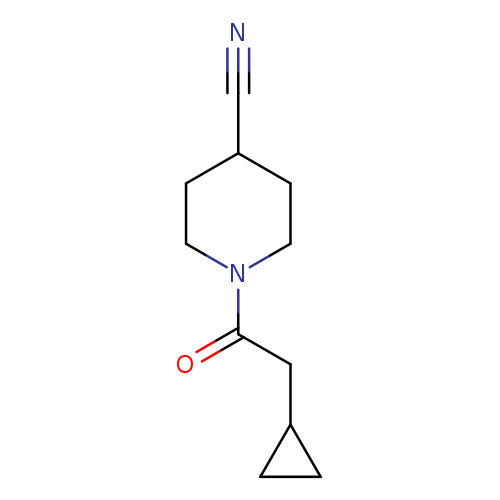 1-(2-cyclopropylacetyl)piperidine-4-carbonitrile