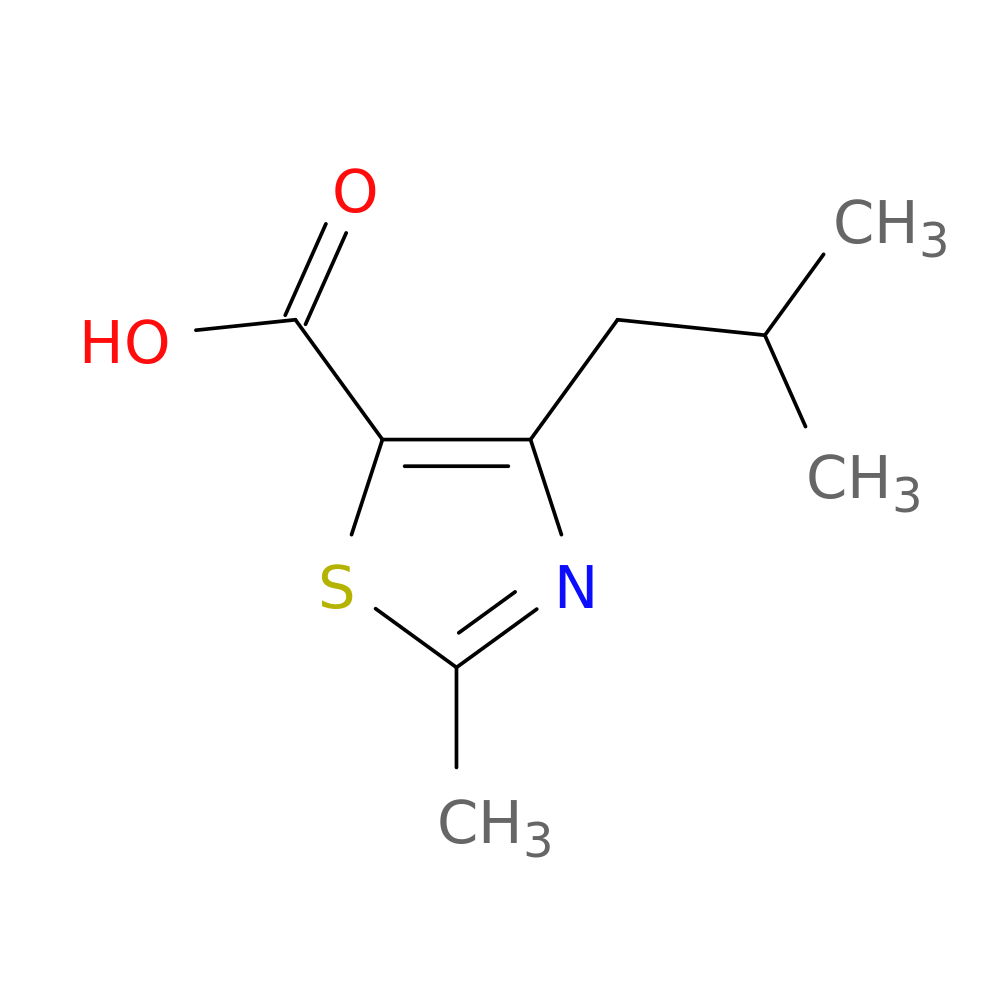 2-methyl-4-(2-methylpropyl)-1,3-thiazole-5-carboxylic acid