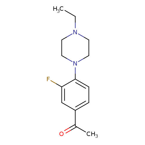 1-[4-(4-Ethylpiperazin-1-yl)-3-fluorophenyl]ethanone