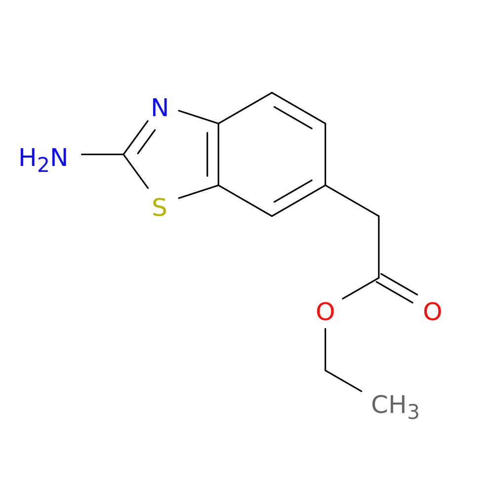 (2-Amino-benzothiazol-6-yl)-acetic acid ethyl ester