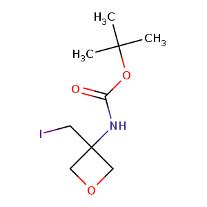 tert-butyl N-[3-(iodomethyl)oxetan-3-yl]carbamate