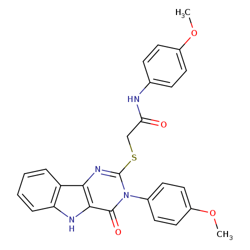 N-(4-methoxyphenyl)-2-{[3-(4-methoxyphenyl)-4-oxo-3H,4H,5H-pyrimido[5,4-b]indol-2-yl]sulfanyl}acetamide