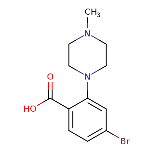 4-Bromo-2-(4-methyl-1-piperazinyl)benzoic acid