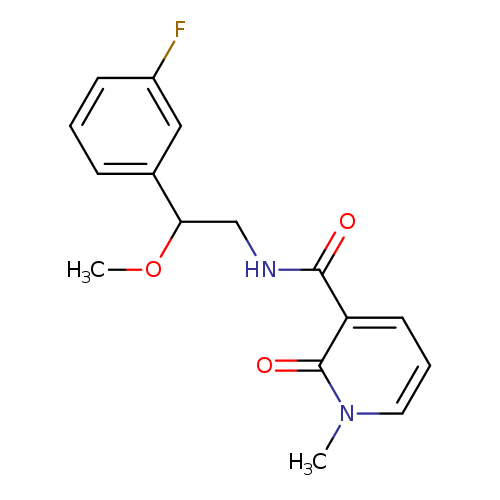 N-[2-(3-fluorophenyl)-2-methoxyethyl]-1-methyl-2-oxo-1,2-dihydropyridine-3-carboxamide
