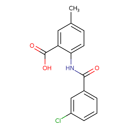 2-(3-chlorobenzamido)-5-methylbenzoic acid