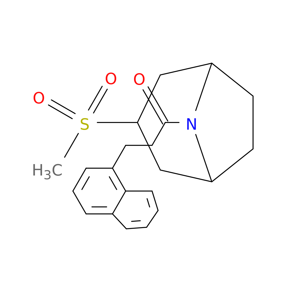 1-{3-methanesulfonyl-8-azabicyclo[3.2.1]octan-8-yl}-3-(naphthalen-1-yl)propan-1-one