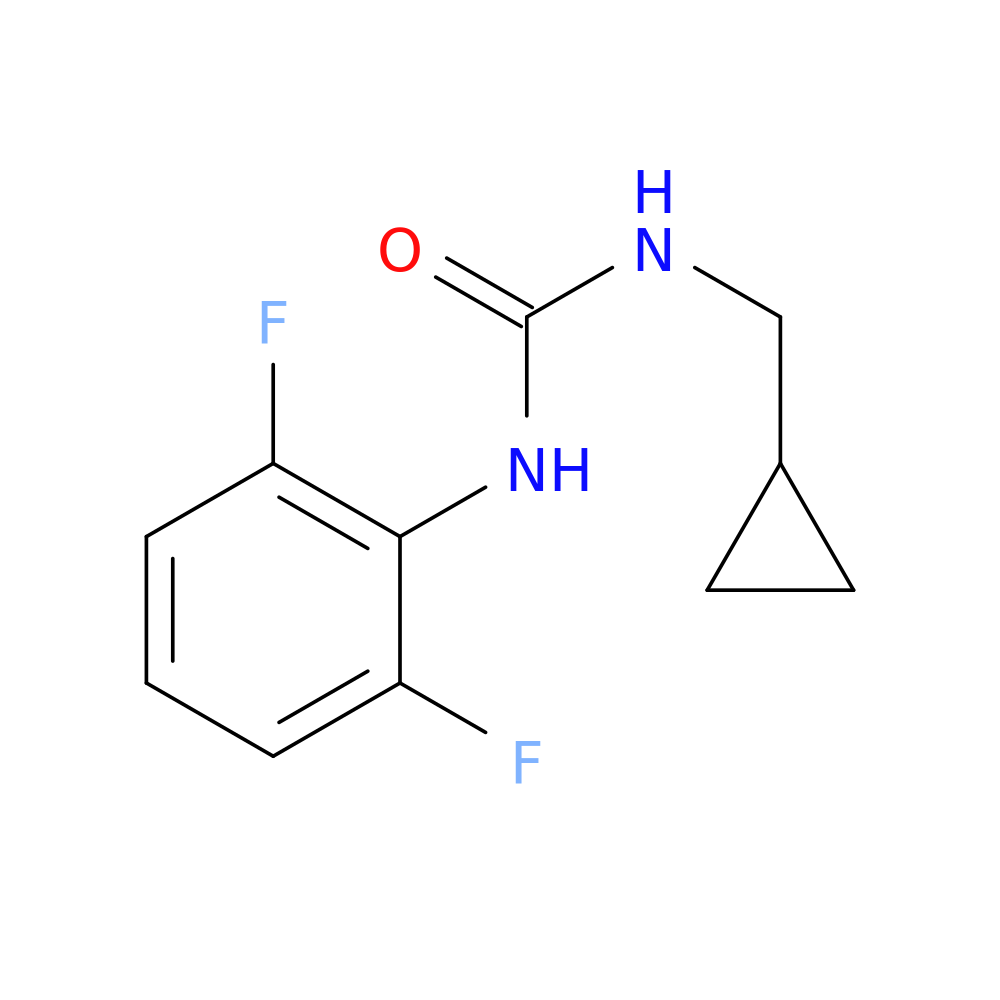 3-(cyclopropylmethyl)-1-(2,6-difluorophenyl)urea