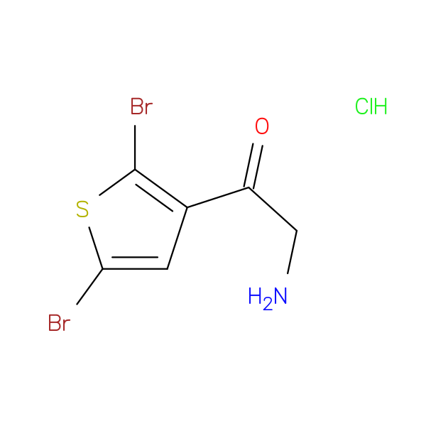 3-(2-AMinoacetyl)-2,5-dibromothiophene hydrochloride