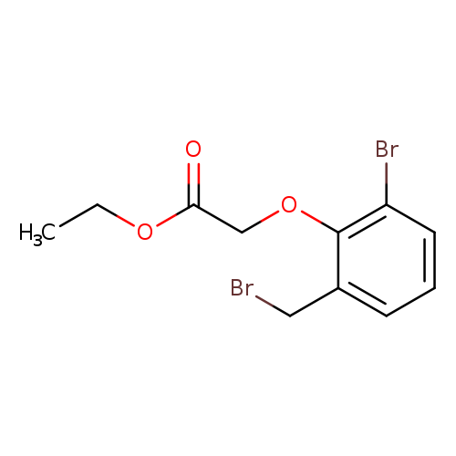 Ethyl 2-[2-bromo-6-(bromomethyl)phenoxy]acetate