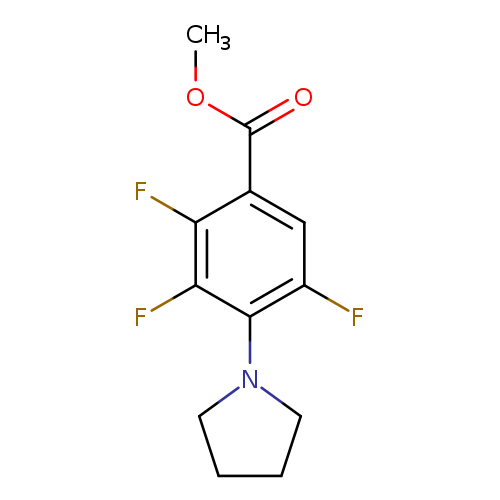 Methyl 2,3,5-trifluoro-4-pyrrolidin-1-ylbenzoate