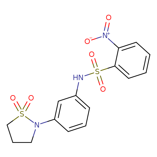 N-[3-(1,1-dioxo-1lambda6,2-thiazolidin-2-yl)phenyl]-2-nitrobenzene-1-sulfonamide