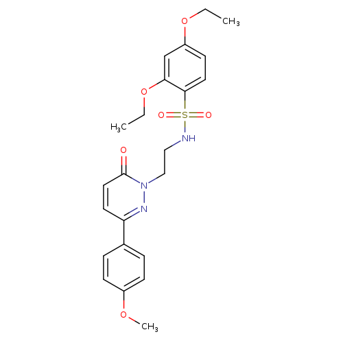 2,4-diethoxy-N-{2-[3-(4-methoxyphenyl)-6-oxo-1,6-dihydropyridazin-1-yl]ethyl}benzene-1-sulfonamide