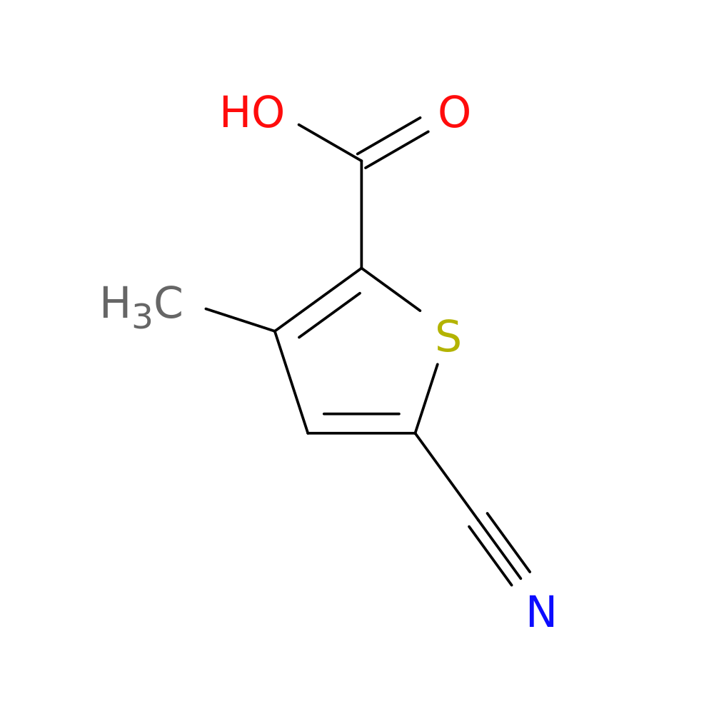 5-cyano-3-methylthiophene-2-carboxylic acid