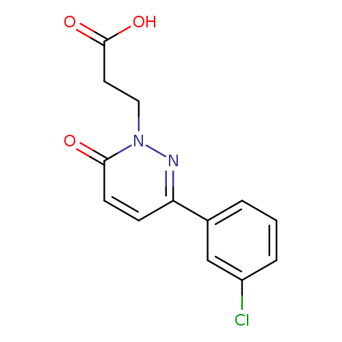 3-[3-(3-Chloro-phenyl)-6-oxo-6H-pyridazin-1-yl]-propionic acid