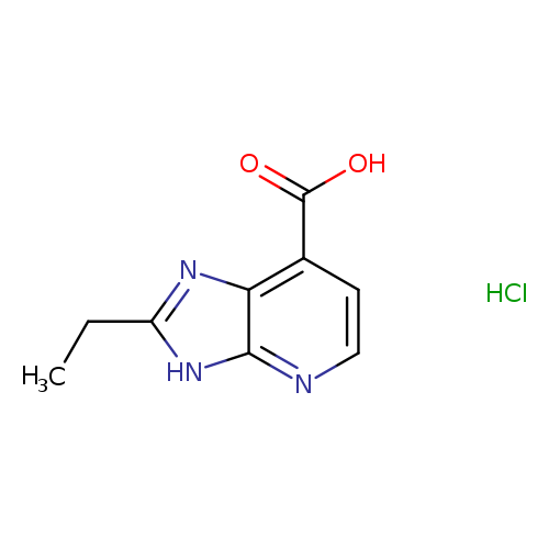 2-ethyl-3H-imidazo[4,5-b]pyridine-7-carboxylic acid hydrochloride