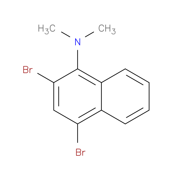 2,4-dibromo-N,N-dimethylnaphthalen-1-amine
