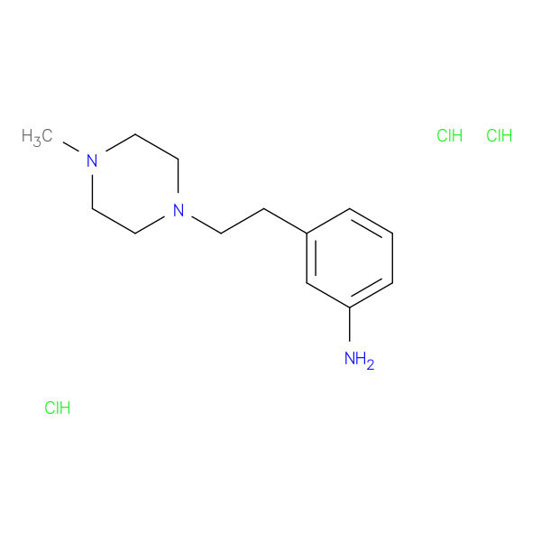 3-[2-(4-methylpiperazin-1-yl)ethyl]aniline trihydrochloride
