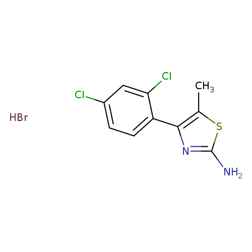 4-(2,4-Dichlorophenyl)-5-methyl-1,3-thiazol-2-amine, HBr