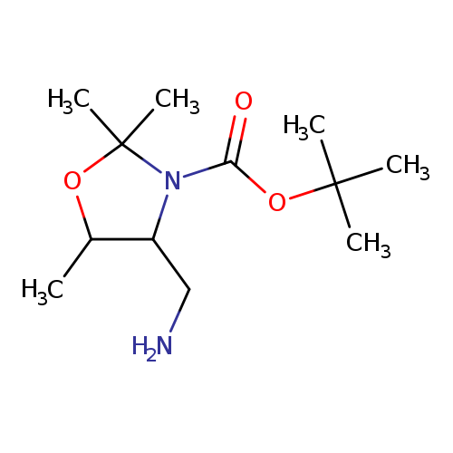 tert-butyl 4-(aminomethyl)-2,2,5-trimethyl-1,3-oxazolidine-3-carboxylate