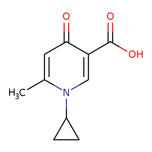 1-cyclopropyl-6-methyl-4-oxo-1,4-dihydropyridine-3-carboxylic acid