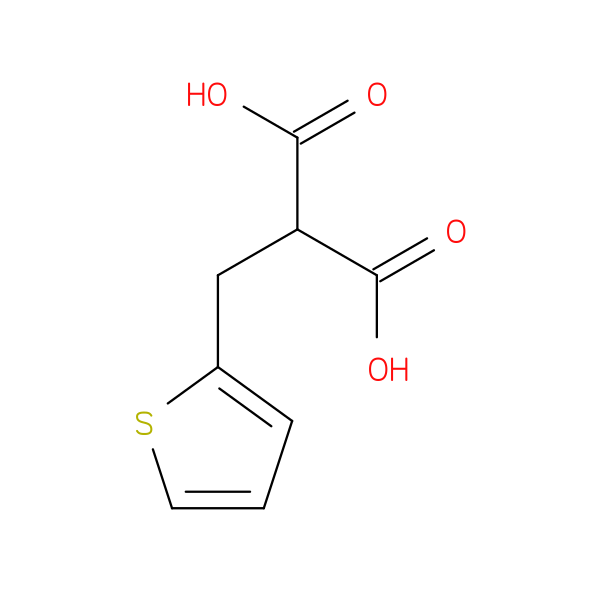 2-[(thiophen-2-yl)methyl]propanedioic acid