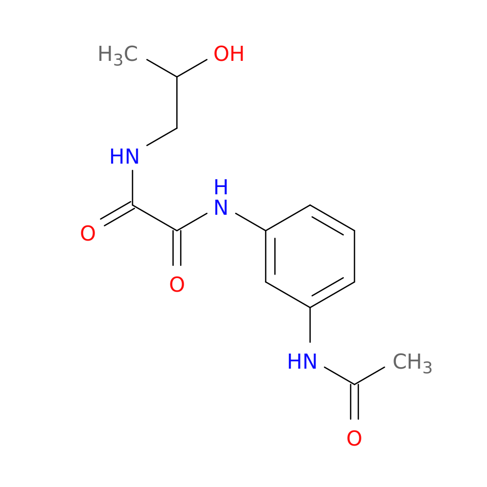 N'-(3-acetamidophenyl)-N-(2-hydroxypropyl)ethanediamide