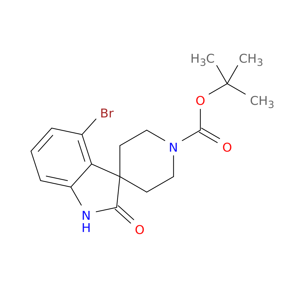 tert-Butyl 4-bromo-2-oxospiro[indoline-3,4'-piperidine]-1'-carboxylate