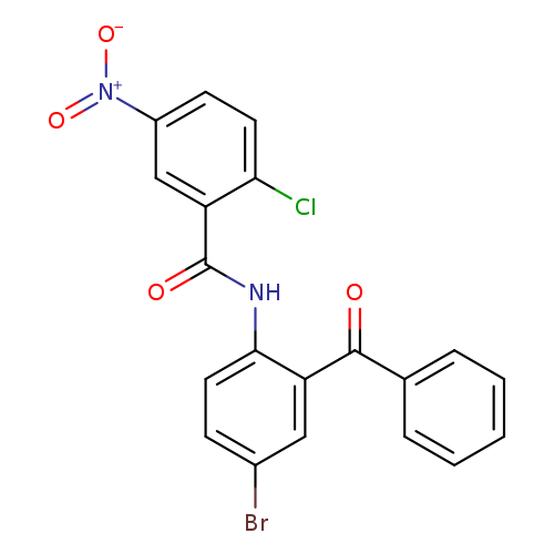 N-(2-benzoyl-4-bromophenyl)-2-chloro-5-nitrobenzamide