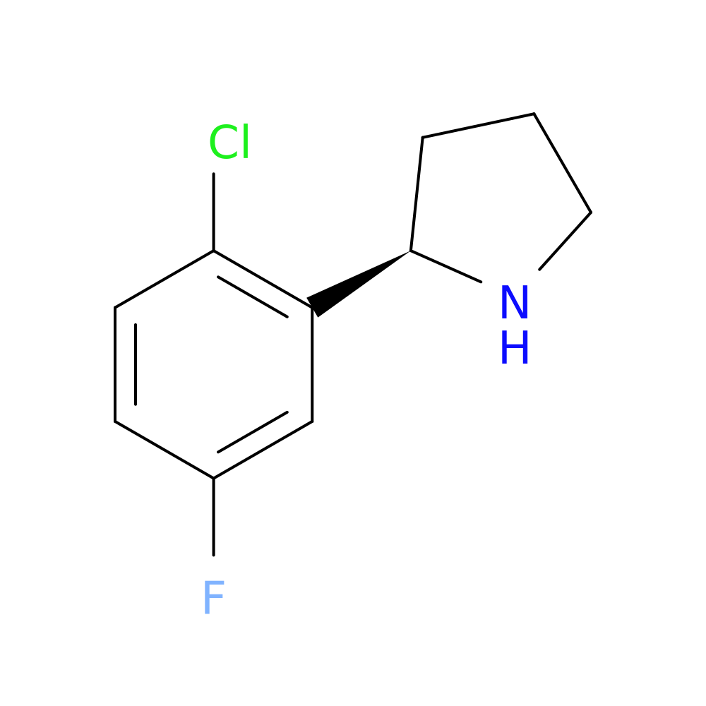(R)-2-(2-chloro-5-fluorophenyl)pyrrolidine
