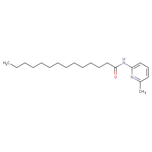 N-(6-methyl-2-pyridinyl)tetradecanamide