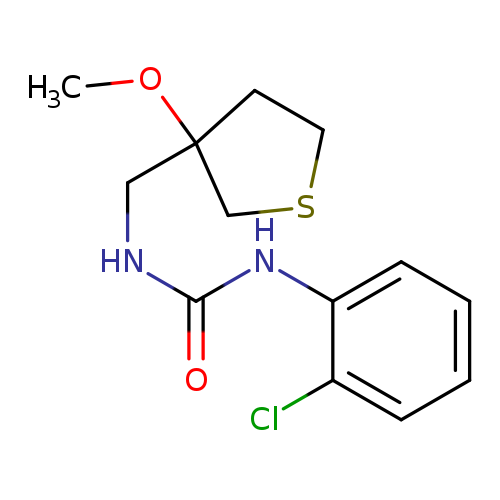 1-(2-chlorophenyl)-3-[(3-methoxythiolan-3-yl)methyl]urea