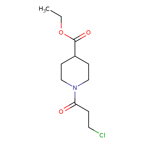 Ethyl 1-(3-chloropropanoyl)piperidine-4-carboxylate
