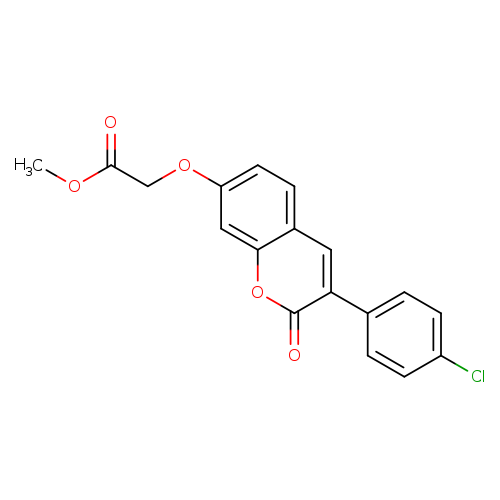 methyl 2-{[3-(4-chlorophenyl)-2-oxo-2H-chromen-7-yl]oxy}acetate