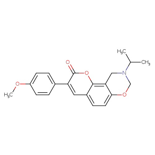 3-(4-methoxyphenyl)-9-(propan-2-yl)-2H,8H,9H,10H-chromeno[8,7-e][1,3]oxazin-2-one