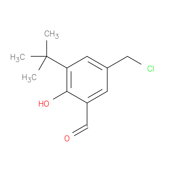 3-tert-butyl-5-(chloromethyl)-2-hydroxybenzaldehyde