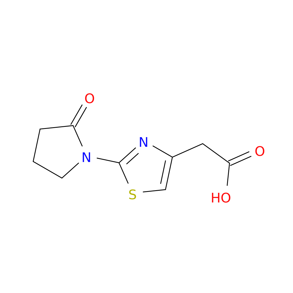 2-(2-(2-Oxopyrrolidin-1-yl)thiazol-4-yl)acetic acid