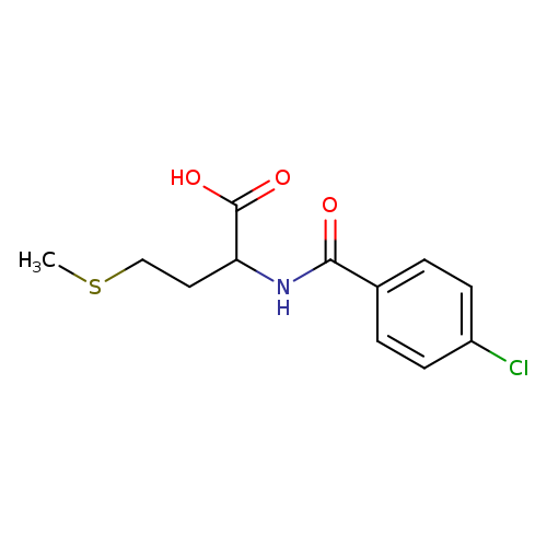 2-[(4-chlorophenyl)formamido]-4-(methylsulfanyl)butanoic acid