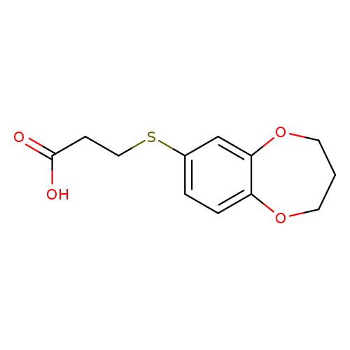3-(3,4-Dihydro-2h-1,5-benzodioxepin-7-ylsulfanyl)propanoic acid